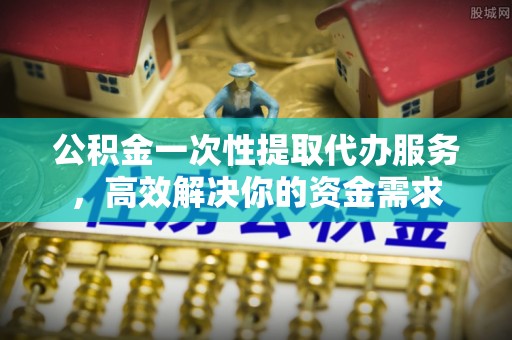 霞山公积金一次性提取代办服务，高效解决你的资金需求