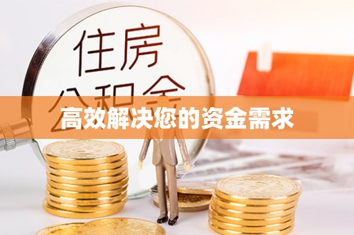 霞山高效解决您的资金需求