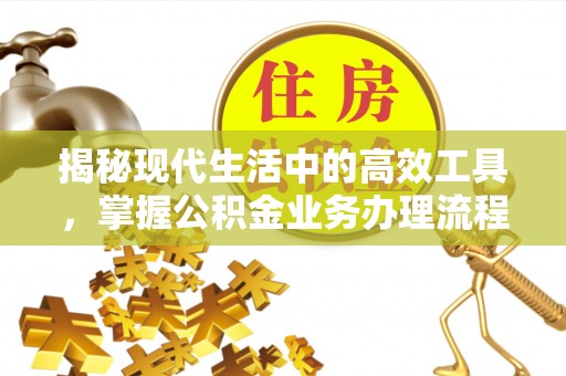 霞山揭秘现代生活中的高效工具，掌握公积金业务办理流程的艺术