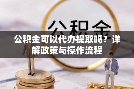 霞山公积金可以代办提取吗？详解政策与操作流程