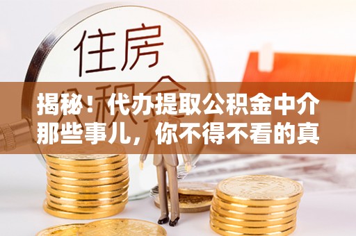 霞山揭秘！代办提取公积金中介那些事儿，你不得不看的真相