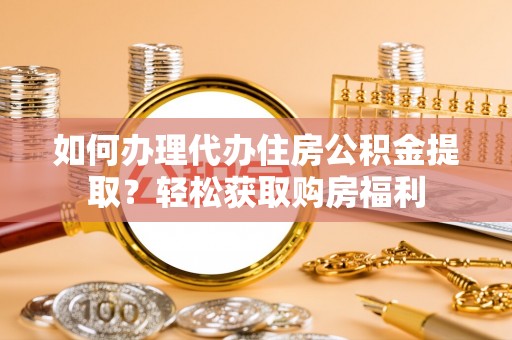 霞山如何办理代办住房公积金提取？轻松获取购房福利