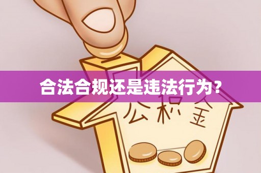 霞山合法合规还是违法行为？