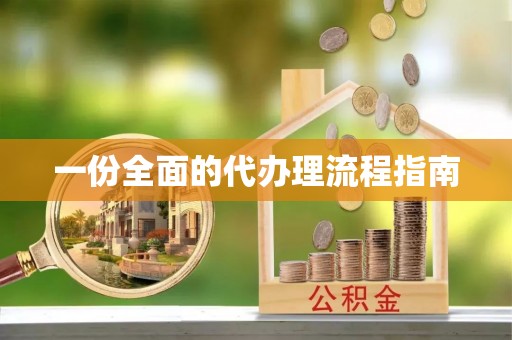 霞山一份全面的代办理流程指南