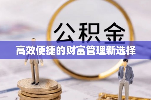 霞山高效便捷的财富管理新选择
